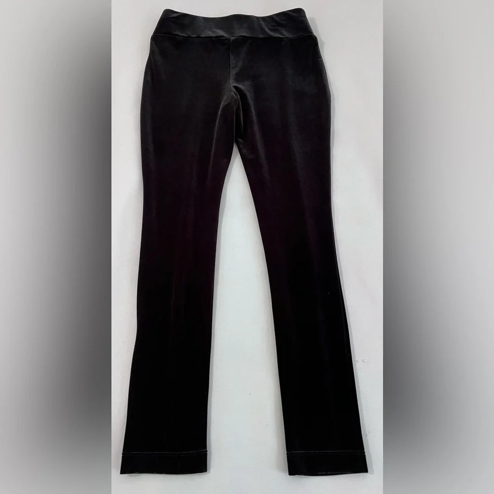 INC International Concepts Women‎ Velvet Skinny  Ankle Pants Sz 8 Black
